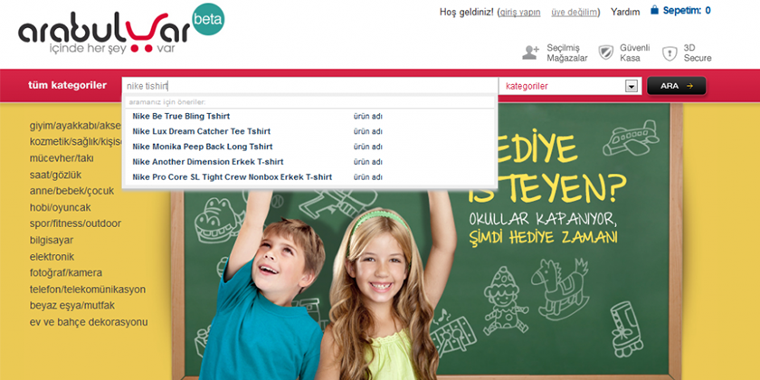 Arabulvar.com – our customer in Turkey has gone live with FACT Finder