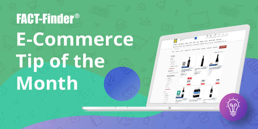 e-commerce tip of the month product filters