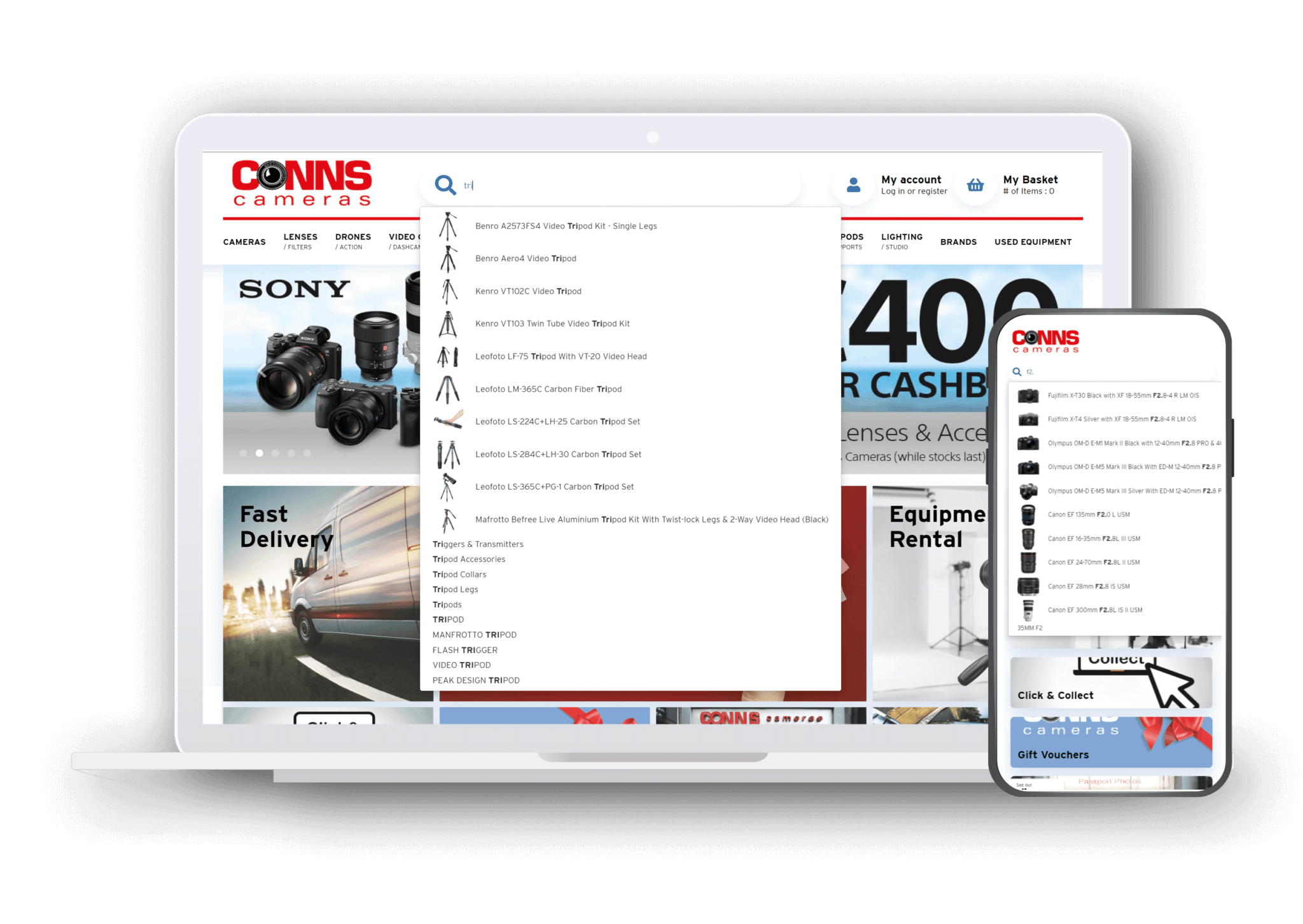 Conns Cameras Makes Finding Complicated Product Names Simple With