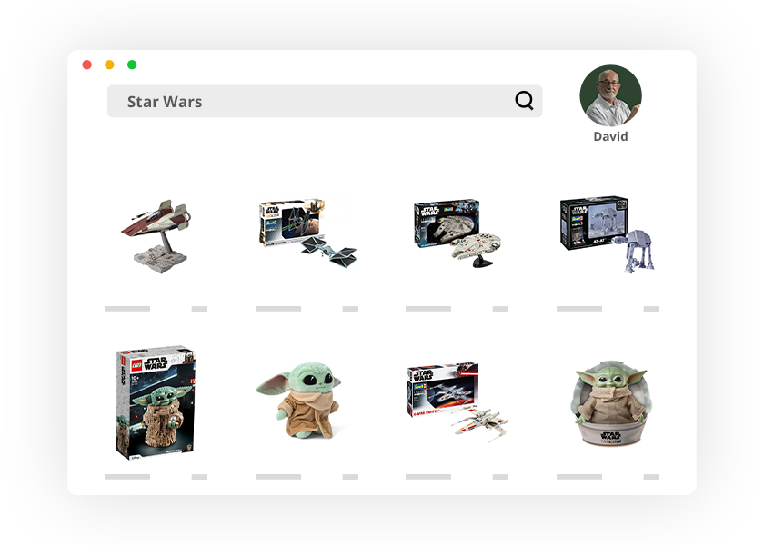 ecommerce personalization Blixt - search results for David