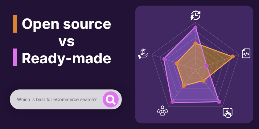 FactFinder vs open source search in ecommerce header