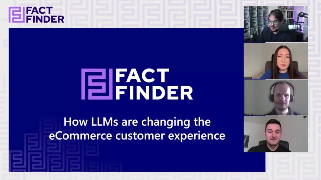 Preview image of our recent discussion on How LLMs are changing the eCommerce customer experience