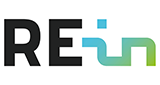a black and green logo